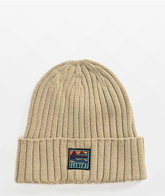 100111-element-trekka-oxford-tan-beanie-1.webp Element Trekka Oxford Tan Beanie