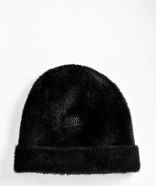 100158-nike-sb-peak-plush-tall-black-beanie-1.webp Nike SB Peak Plush Tall Black Beanie