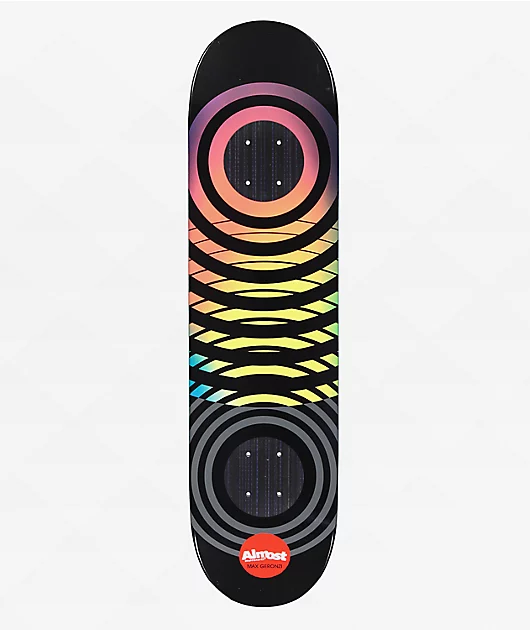100192-almost-max-black-blur-impact-8.0-skateboard-deck-1.webp Almost Max Black Blur Impact 8.0\" Skateboard Deck
