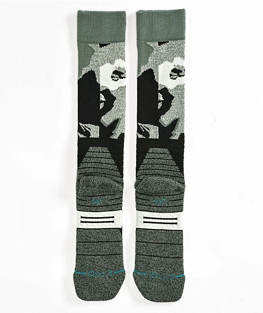 Stance Flower Frost Grey Snowboard Socks