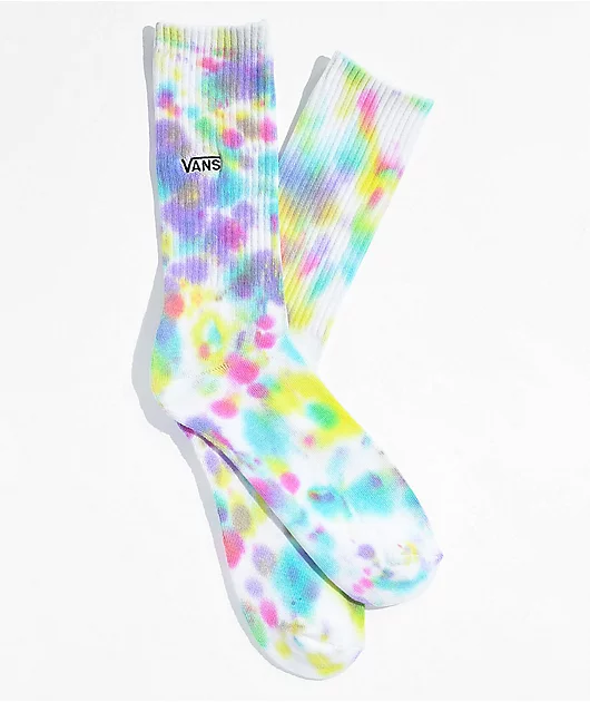 100779-vans-skate-classics-green-white-tie-dye-crew-socks-1.webp Vans Skate Classics Green & White Tie Dye Crew Socks