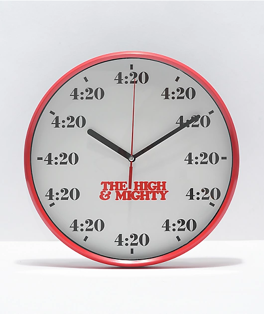 The High & Mighty 420 Wall Clock