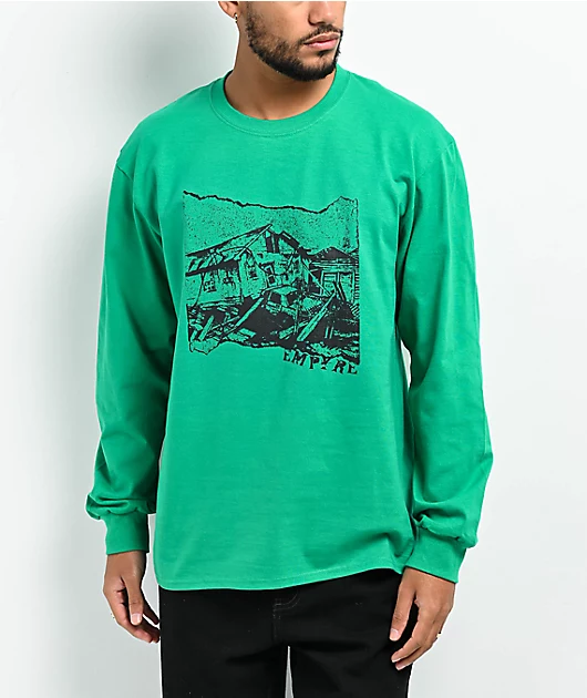 Empyre Wheres My Car Green Long Sleeve T-Shirt