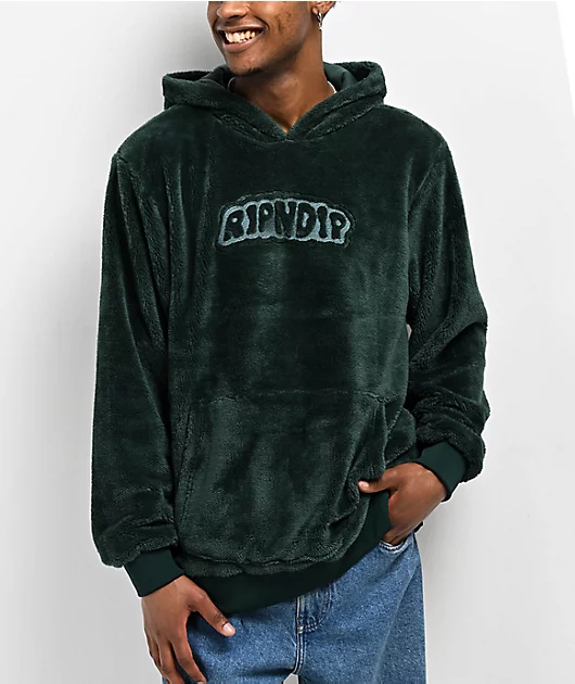 RIPNDIP Bubble Green Sherpa Hoodie