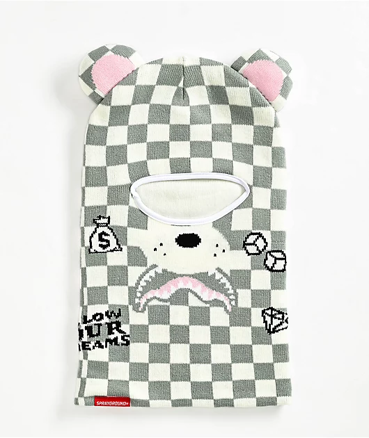 Sprayground Rose Money Bear Balaclava