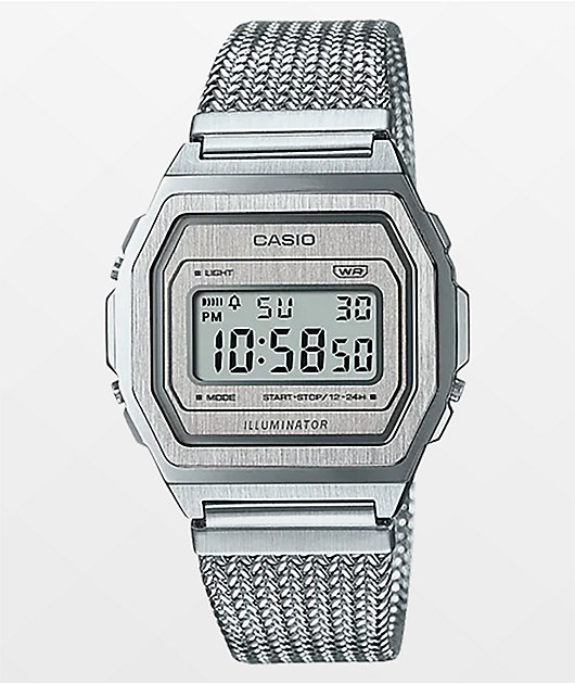 102350-casio-vintage-silver-digital-watch-1.jpg Casio Vintage Silver Digital Watch