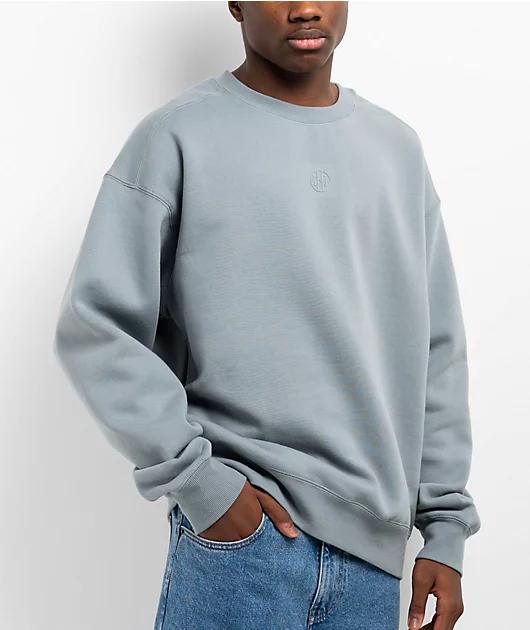 Ninth Hall Fundamental Blue Boxy Crewneck Sweatshirt