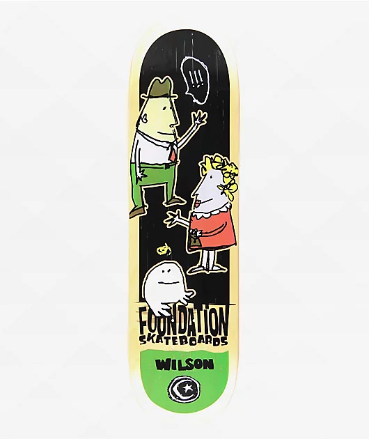 102424-foundation-wilson-hello-8.38-skateboard-deck-1.webp Foundation Wilson Hello 8.38\" Skateboard Deck