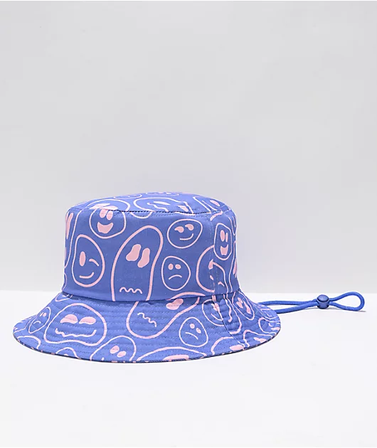 A-Lab Faces In Places Purple Boonie Hat