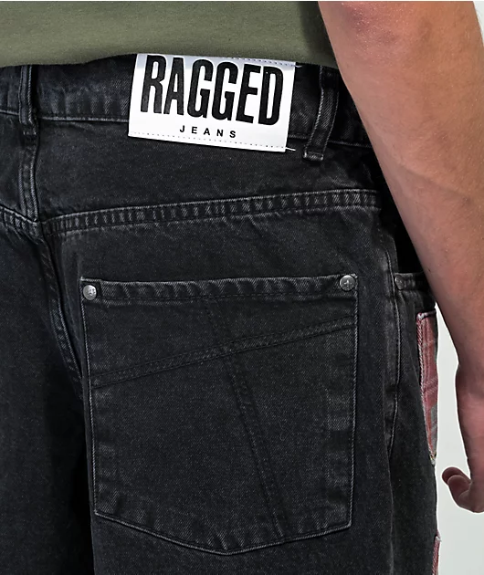 1059-ragged-priest-jerk-patches-black-skate-jeans-5.webp Ragged Priest Jerk Patches Black Skate Jeans