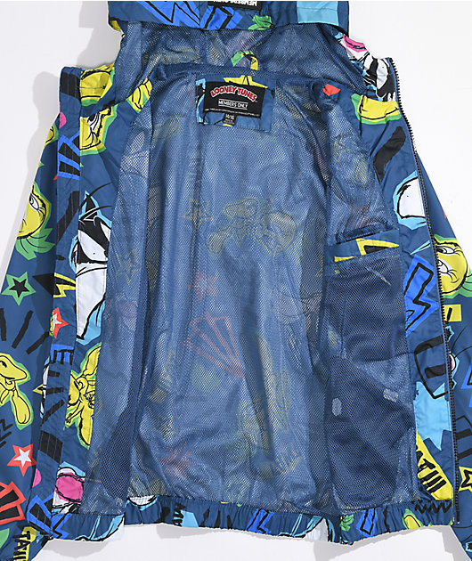 11741-members-only-x-looney-tunes-kids-tweety-sylvester-blue-windbreaker-jacket-3.jpg Members Only x Looney Tunes Kids Tweety & Sylvester Blue Windbreaker Jacket