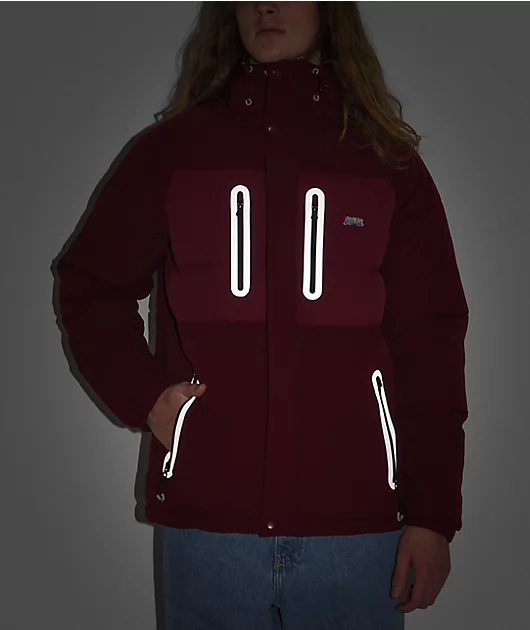 11951-cookies-upper-echelon-burgundy-puffer-jacket-2.webp Cookies Upper Echelon Burgundy Puffer Jacket