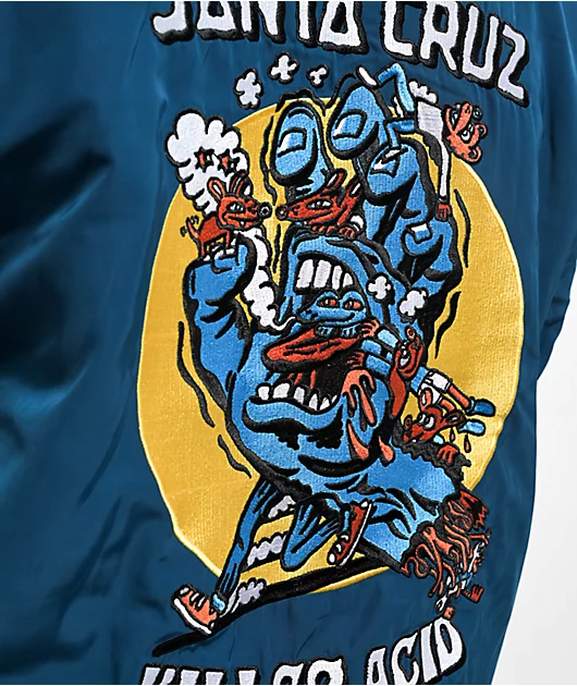 12233-killer-acid-x-santa-cruz-navy-bomber-jacket-4.webp Killer Acid x Santa Cruz Navy Bomber Jacket