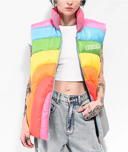 12419-salem7-rainbow-puffer-vest-3.webp Salem7 Rainbow Puffer Vest