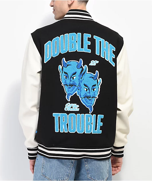 Cookies x OTXBOYZ Black Letterman Jacket