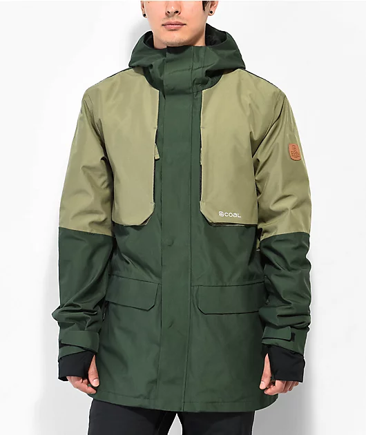 Coal Alta Green Snowboard Jacket 2023