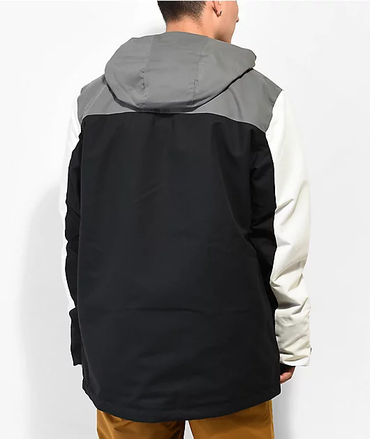 12854-coal-lutsen-grey-black-10k-snowboard-jacket-2.webp Coal Lutsen Grey & Black 10K Snowboard Jacket