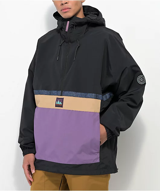 13038-quiksilver-steeze-black-10k-anorak-snowboard-jacket-1.webp Quiksilver Steeze Black 10K Anorak Snowboard Jacket