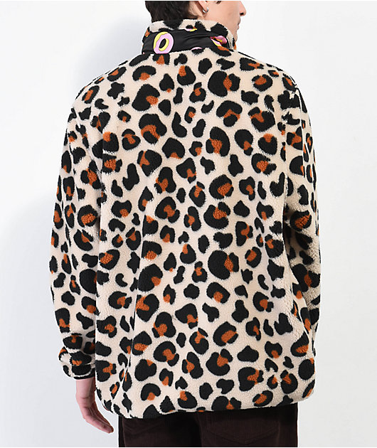 13365-odd-future-leopard-brown-fleece-jacket-2.jpg Odd Future Leopard Brown Fleece Jacket