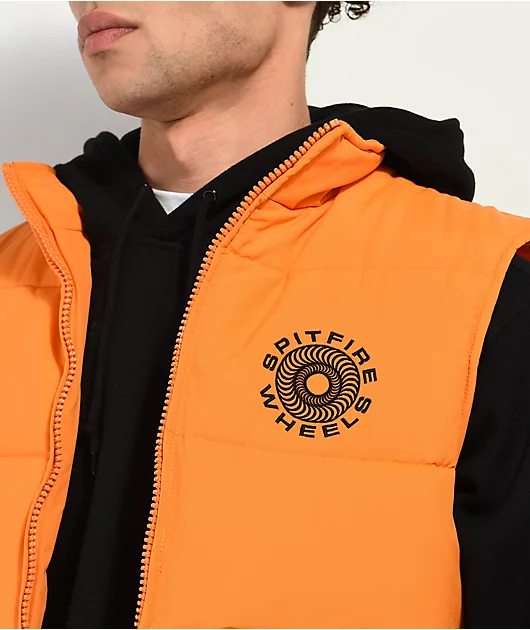 13497-spitfire-swirl-orange-puffer-vest-3.webp Spitfire Swirl Orange Puffer Vest