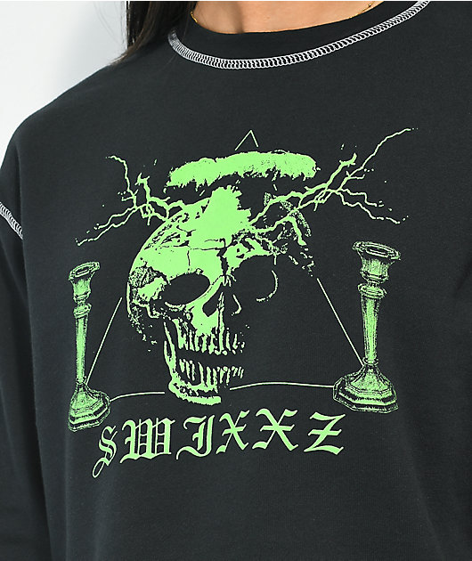 14901-swixxz-i-m-with-the-band-black-crop-crewneck-sweatshirt-2.jpg SWIXXZ I'm With The Band Black Crop Crewneck Sweatshirt