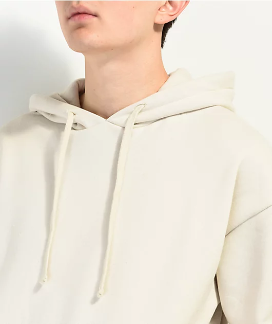 15036-zine-pullover-solid-tan-hoodie-3.webp Zine Pullover Solid Tan Hoodie