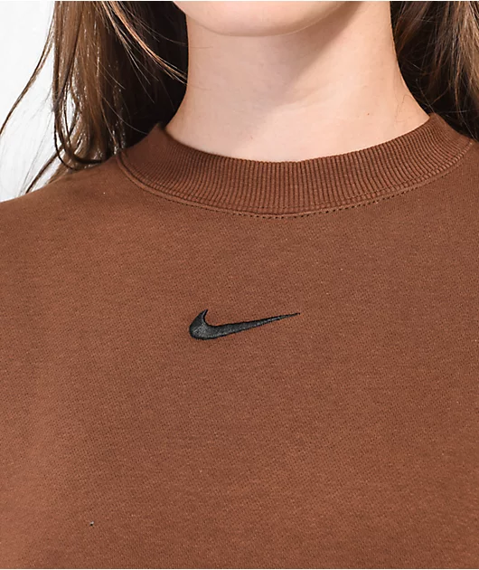 15577-nike-sportswear-phoenix-oversize-brown-crewneck-sweatshirt-2.webp Nike Sportswear Phoenix Oversize Brown Crewneck Sweatshirt