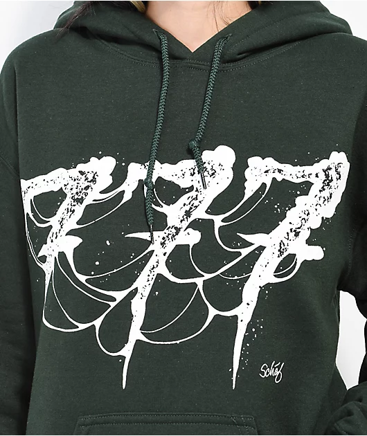 16549-schaf-make-your-own-luck-green-hoodie-3.webp Schaf Make Your Own Luck Green Hoodie
