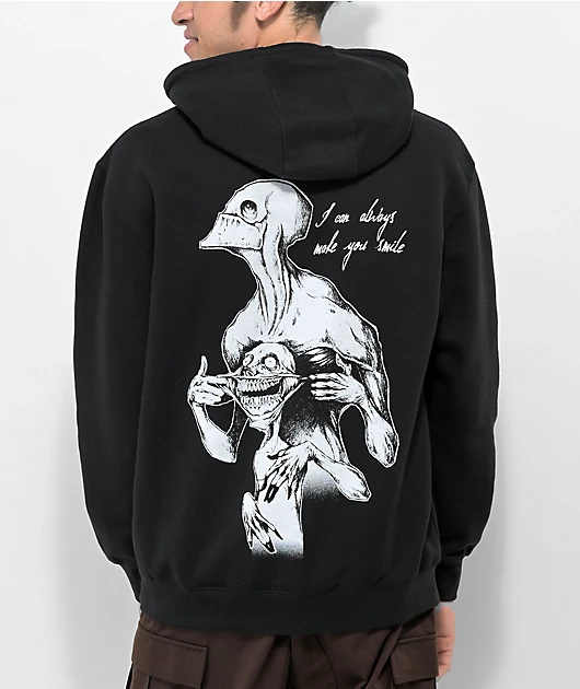 Any Means Necessary Always Smile Black Hoodie