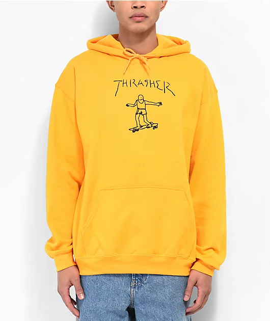 Thrasher Gonz Logo Gold Hoodie