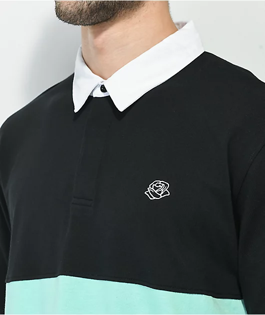 18394-empyre-blocked-black-blue-rose-long-sleeve-polo-shirt-2.webp Empyre Blocked Black & Blue Rose Long Sleeve Polo Shirt