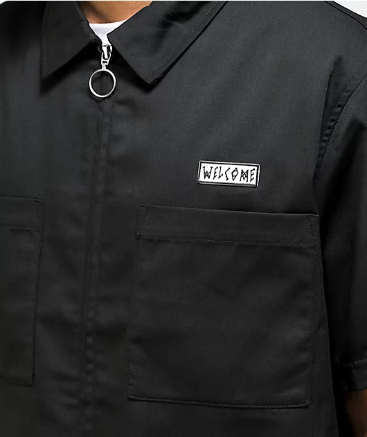 18451-welcome-bapholit-black-short-sleeve-work-shirt-3.webp Welcome Bapholit Black Short Sleeve Work Shirt
