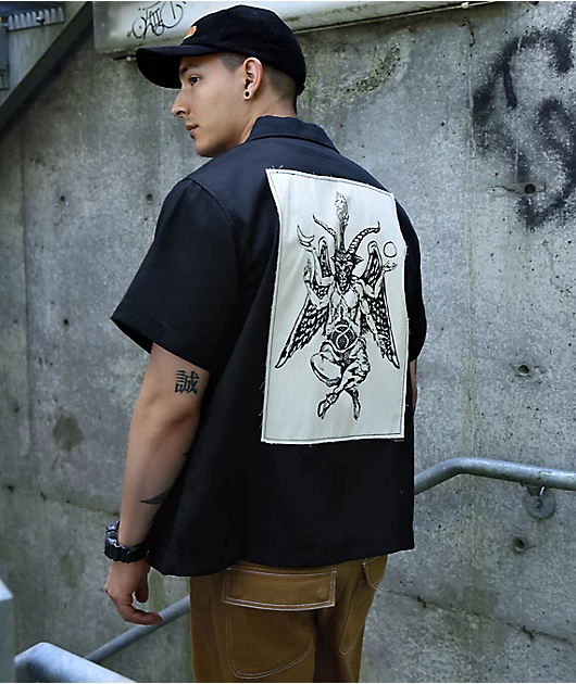 18451-welcome-bapholit-black-short-sleeve-work-shirt-4.webp Welcome Bapholit Black Short Sleeve Work Shirt