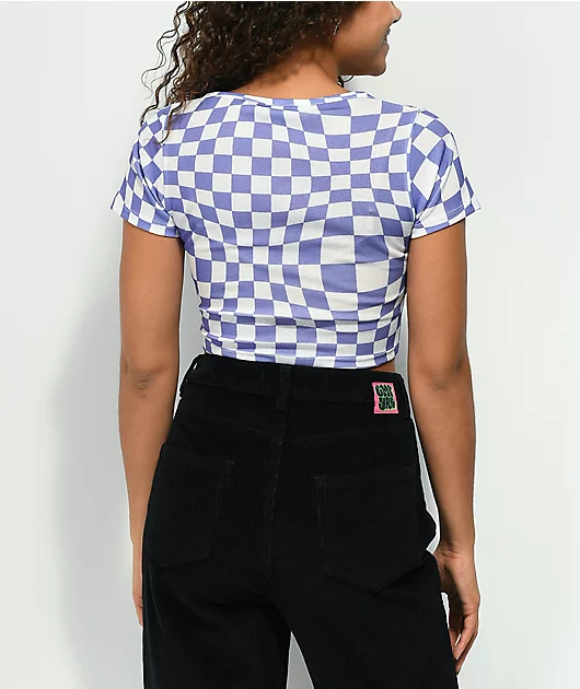 18633-ngorder-popper-warped-purple-white-checkered-crop-top-2.webp NGOrder Popper Warped Purple & White Checkered Crop Top
