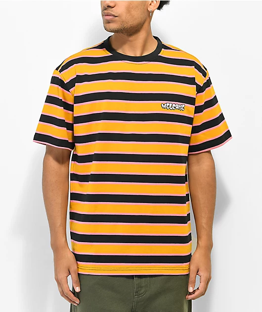 18968-welcome-cooper-gold-stripe-t-shirt-1.webp Welcome Cooper Gold Stripe T-Shirt