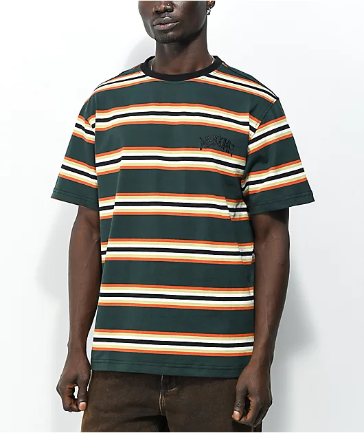 Welcome Thelma Green & Orange Stripe T-Shirt