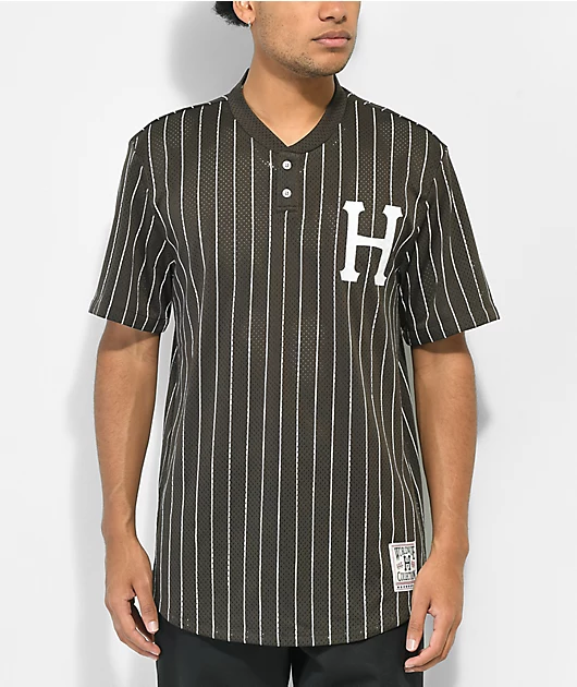 19690-huf-bronx-brown-white-henley-mesh-baseball-jersey-1.webp HUF Bronx Brown & White Henley Mesh Baseball Jersey