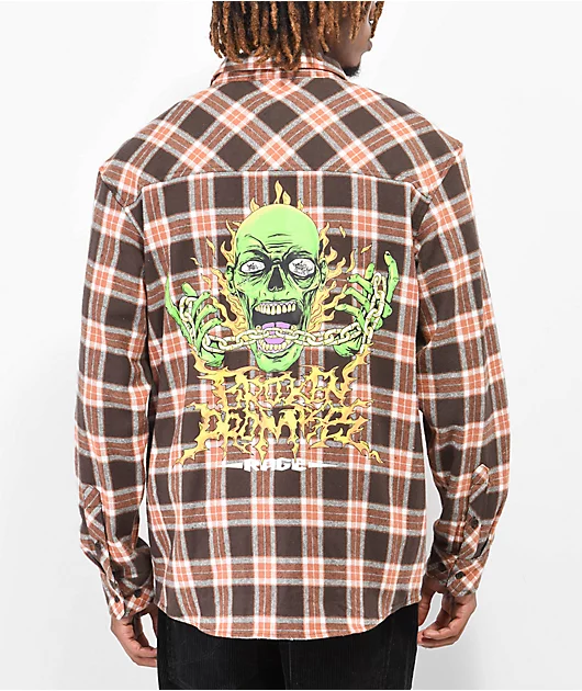 20257-broken-promises-forget-you-printed-brown-orange-flannel-shirt-1.webp Broken Promises Forget You Printed Brown & Orange Flannel Shirt