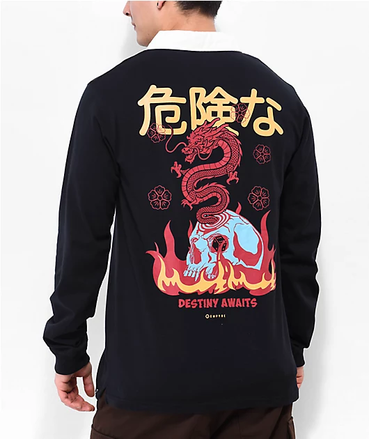 20413-empyre-destiny-awaits-black-long-sleeve-polo-shirt-1.webp Empyre Destiny Awaits Black Long Sleeve Polo Shirt