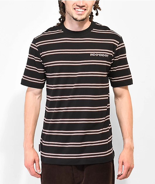 20555-independent-decker-black-brown-stripe-t-shirt-1.webp Independent Decker Black & Brown Stripe T-Shirt