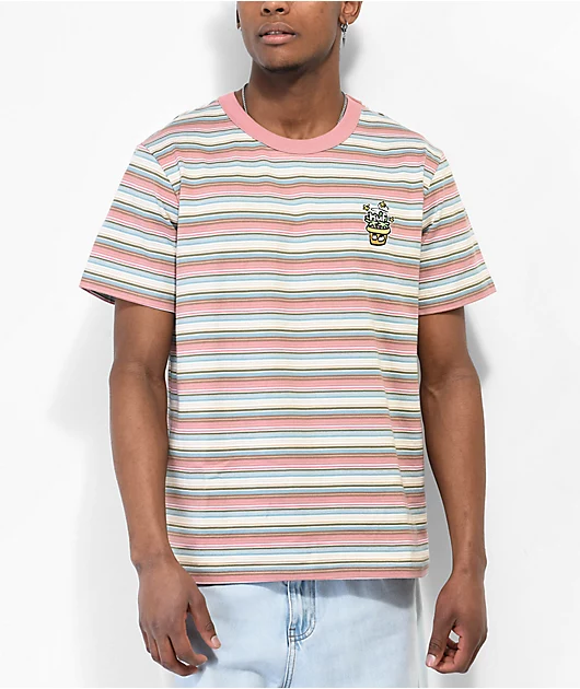 20988-huf-pot-head-cream-stripe-t-shirt-1.webp HUF Pot Head Cream Stripe T-Shirt