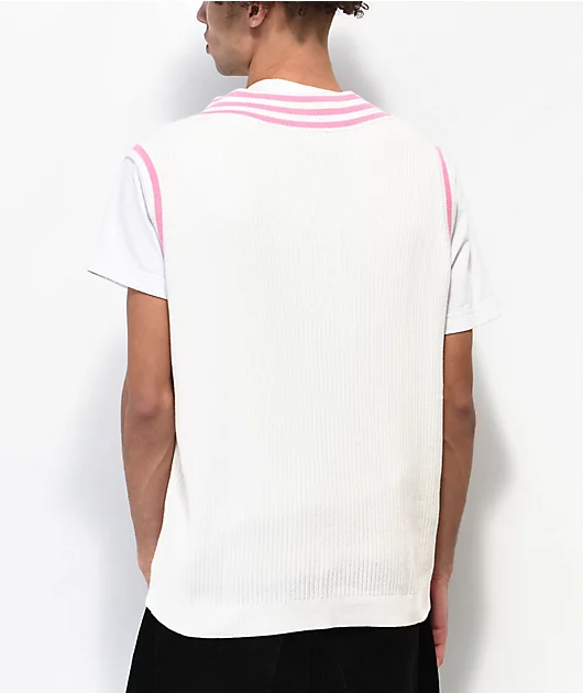 Adidas x Maxallure White Sweater Vest