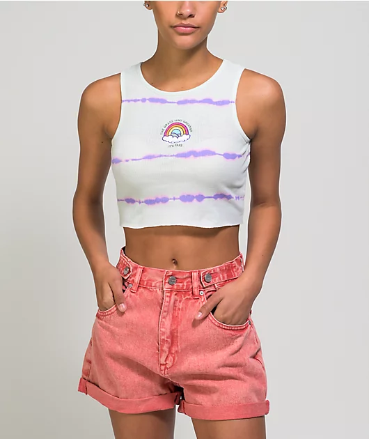 A-Lab Honey Tie Dye Rainbow Tank Top