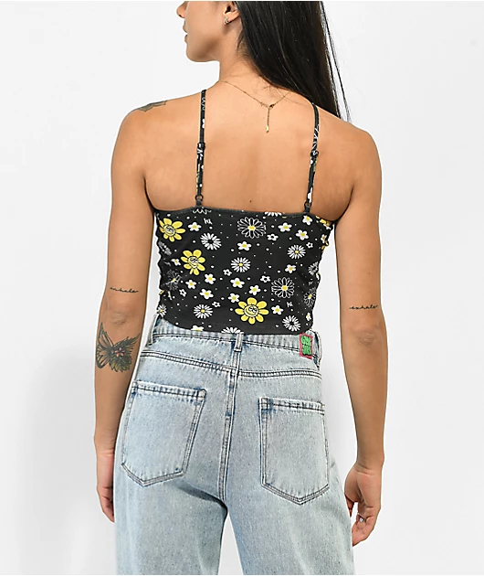 21651-your-highness-flower-shower-black-halter-top-2.webp Your Highness Flower Shower Black Halter Top