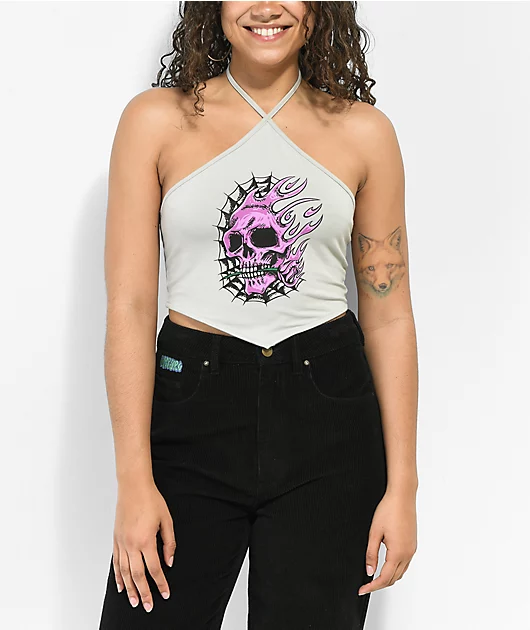 Empyre Devon Grey Halter Top