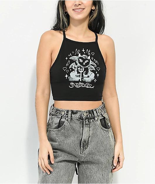 21706-swixxz-lil-devil-black-halter-top-1.webp SWIXXZ Lil Devil Black Halter Top