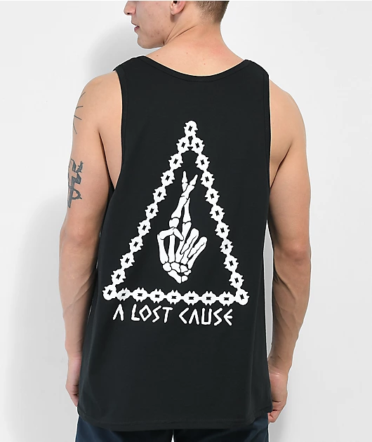 A Lost Cause Wishful Black Tank Top