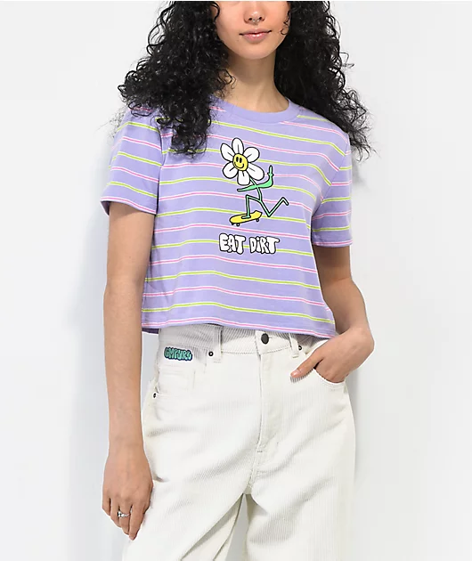23251-a.lab-quinnie-purple-striped-tee-1.webp A.LAB Quinnie Purple Striped Tee