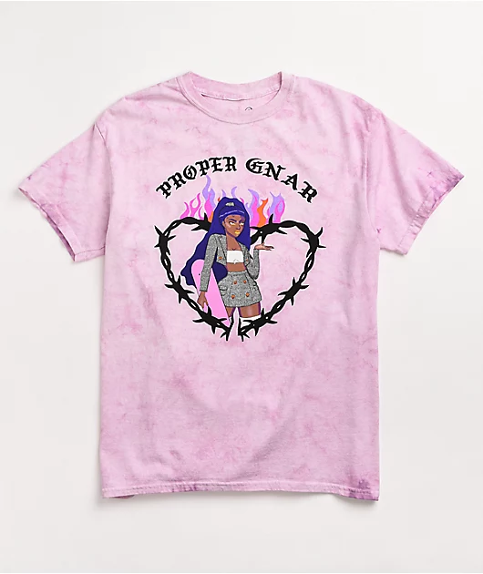23931-proper-gnar-heat-pink-tie-dye-t-shirt-1.webp Proper Gnar Heat Pink Tie Dye T-Shirt