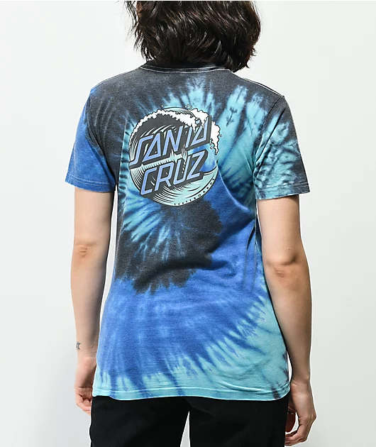 24706-santa-cruz-wave-dot-blue-tie-dye-t-shirt-1.webp Santa Cruz Wave Dot Blue Tie Dye T-Shirt